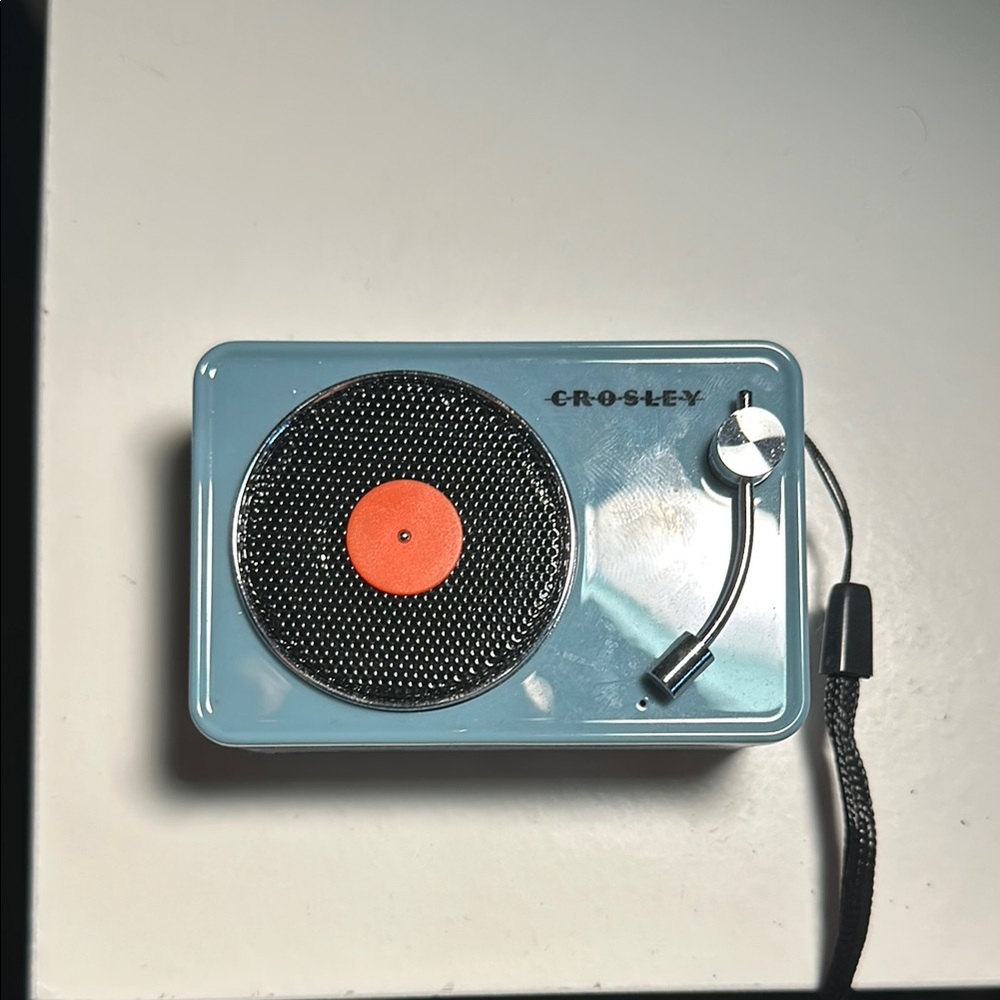Crosley Blue Portable Turntable Speaker